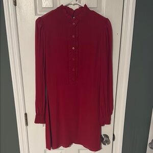 Reformation Scarlet Blouse Dress